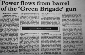 From Meham to Sabharwal- the fight  to do one's job as a journalist. Honestly and fearlessly